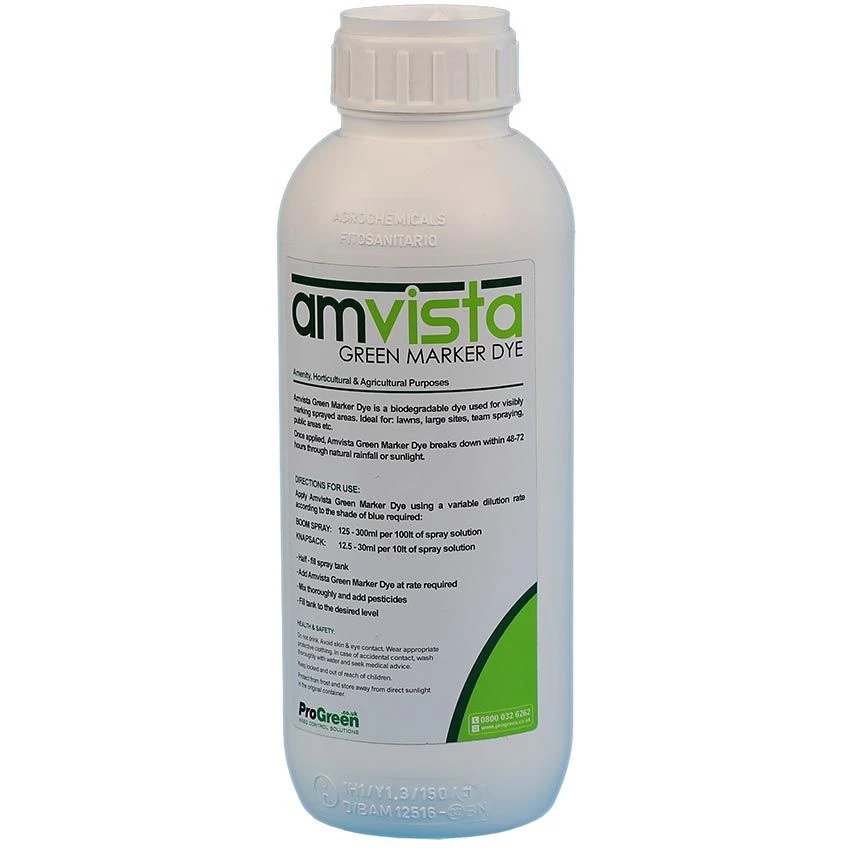Amvista Green Marker Dye 1L- Identifies Sprayed Areas 1 Amvista Green Marker Dye 1L- Identifies Sprayed Areas