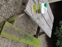 MossOff Chemical Free Multi Surface 5L - Clears Moss & Algae On Hard Surfaces -Outdoor Garden Care Shop bench