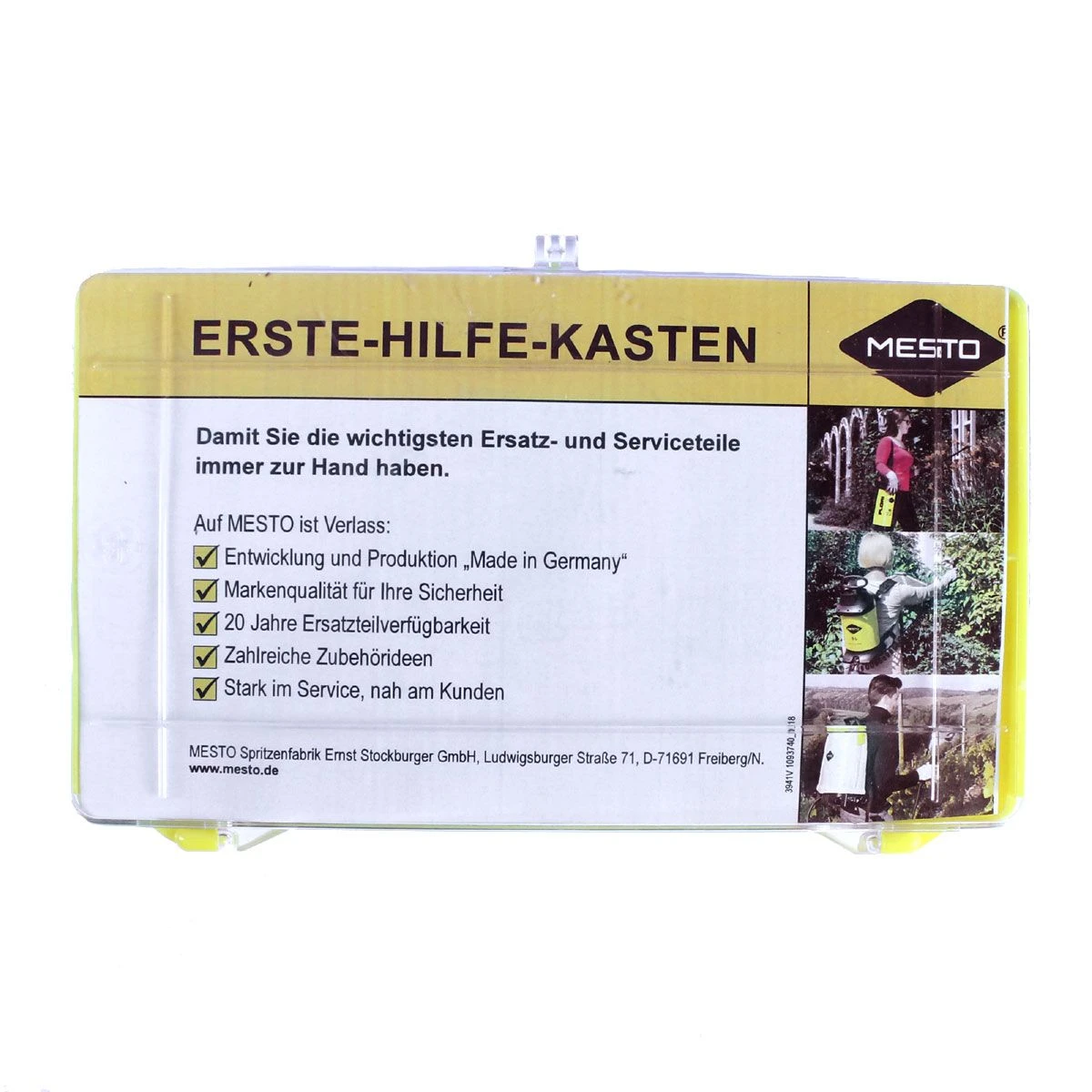 Mesto Knapsack Service Kit For Spares 3941V 2 Mesto Knapsack Service Kit For Spares 3941V - Image 2