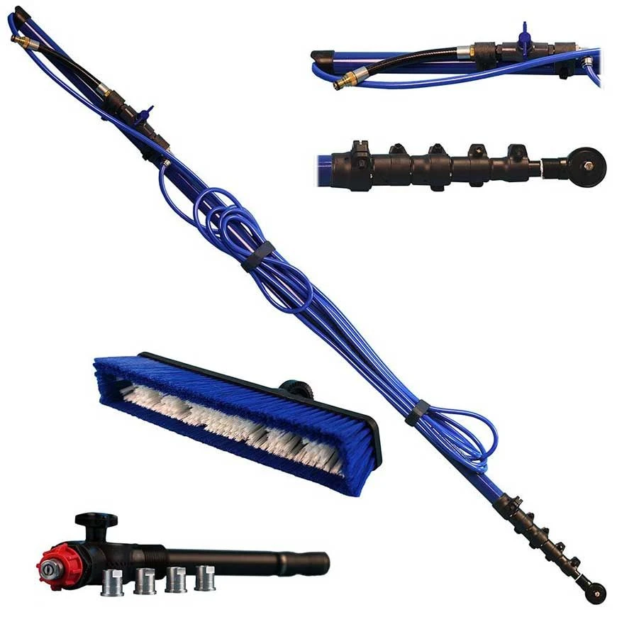 SDS 6.5m Carbon Comp Pole. NEW. Inc. Brush & Spray Head 1 SDS 6.5m Carbon Comp Pole. NEW. Inc. Brush & Spray Head