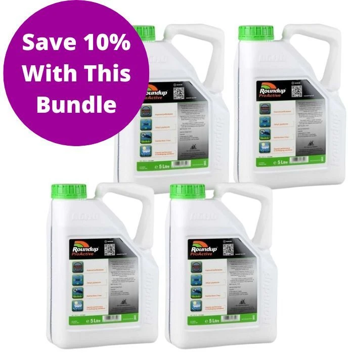 Roundup ProActive 4x5L (20L) - Crops & Amenity Approved 1 Roundup ProActive 4x5L (20L) - Crops & Amenity Approved